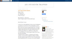 Desktop Screenshot of aiustudentinformation.blogspot.com