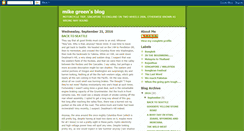 Desktop Screenshot of mikegreen1200.blogspot.com