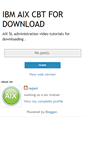 Mobile Screenshot of aix-cbt4download.blogspot.com