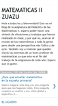 Mobile Screenshot of matematicas-zuazu.blogspot.com