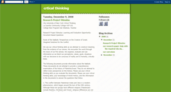 Desktop Screenshot of crticalthinking.blogspot.com