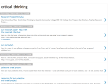 Tablet Screenshot of crticalthinking.blogspot.com