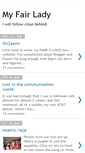 Mobile Screenshot of myfairlady04.blogspot.com