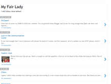 Tablet Screenshot of myfairlady04.blogspot.com