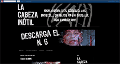 Desktop Screenshot of cabezainutil.blogspot.com