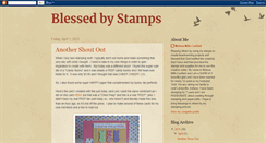 Desktop Screenshot of blessedbystamps.blogspot.com