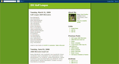 Desktop Screenshot of idcgolf.blogspot.com