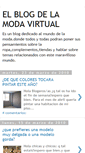 Mobile Screenshot of elblogdelamodavirtual.blogspot.com