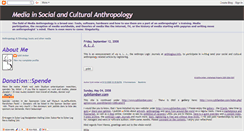 Desktop Screenshot of medianthropology.blogspot.com