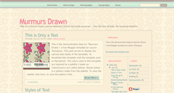 Desktop Screenshot of murmursdrawn.blogspot.com