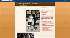 Desktop Screenshot of mariage-marina-antoine.blogspot.com
