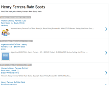 Tablet Screenshot of henryferrerarainboots.blogspot.com