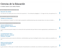 Tablet Screenshot of drcalderon-cienciasdelaeducacion.blogspot.com