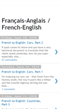 Mobile Screenshot of francais-anglais.blogspot.com