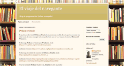 Desktop Screenshot of elviajedelnavegante.blogspot.com