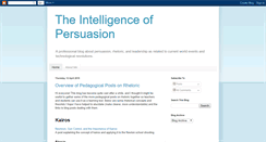 Desktop Screenshot of intelligenceofpersuasion.blogspot.com