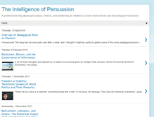 Tablet Screenshot of intelligenceofpersuasion.blogspot.com