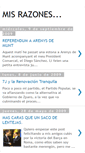 Mobile Screenshot of misrazonesycosas.blogspot.com