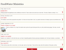 Tablet Screenshot of freshwaterministries.blogspot.com