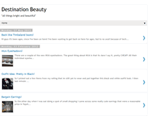 Tablet Screenshot of destinationbeauty.blogspot.com