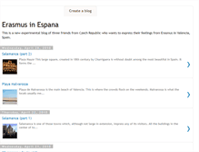 Tablet Screenshot of espana-erasmus.blogspot.com