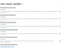 Tablet Screenshot of daremasterspoodle.blogspot.com