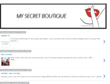 Tablet Screenshot of mysecretboutique.blogspot.com