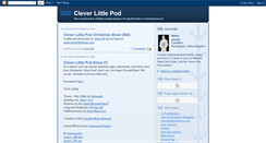 Desktop Screenshot of cleverlittlepod.blogspot.com