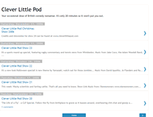 Tablet Screenshot of cleverlittlepod.blogspot.com