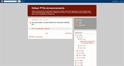 Desktop Screenshot of edisonptsa.blogspot.com