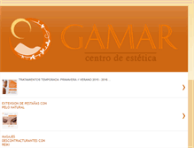 Tablet Screenshot of esteticagamar.blogspot.com