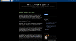 Desktop Screenshot of anonymousjanitor.blogspot.com