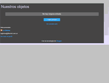 Tablet Screenshot of nuestrosobjetos.blogspot.com