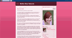 Desktop Screenshot of motherbearnaturals.blogspot.com