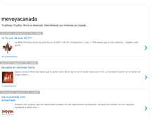 Tablet Screenshot of mevoyacanada.blogspot.com