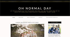 Desktop Screenshot of ohnormalday.blogspot.com