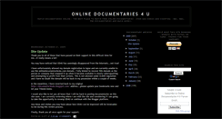 Desktop Screenshot of documentaries4u.blogspot.com