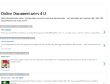 Tablet Screenshot of documentaries4u.blogspot.com