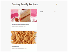 Tablet Screenshot of godseyfamilyrecipes.blogspot.com