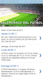 Mobile Screenshot of calendariodelfutbol.blogspot.com