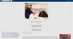 Desktop Screenshot of gettingpublishednewsletter.blogspot.com