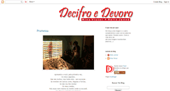 Desktop Screenshot of decifroedevoro.blogspot.com