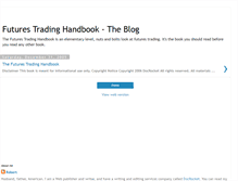 Tablet Screenshot of futurestradinghandbook.blogspot.com