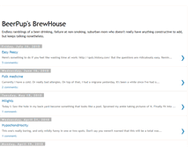 Tablet Screenshot of beerpup.blogspot.com