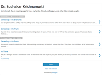 Tablet Screenshot of drsudhakarkrishnamurti.blogspot.com