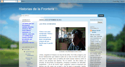 Desktop Screenshot of historiasdelafrontera.blogspot.com