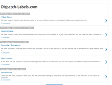 Tablet Screenshot of dispatchlabels.blogspot.com