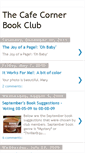 Mobile Screenshot of cafecornerbookclub.blogspot.com