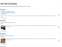 Tablet Screenshot of no-hay-excusas.blogspot.com