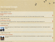 Tablet Screenshot of coastalgeorgiatourism.blogspot.com